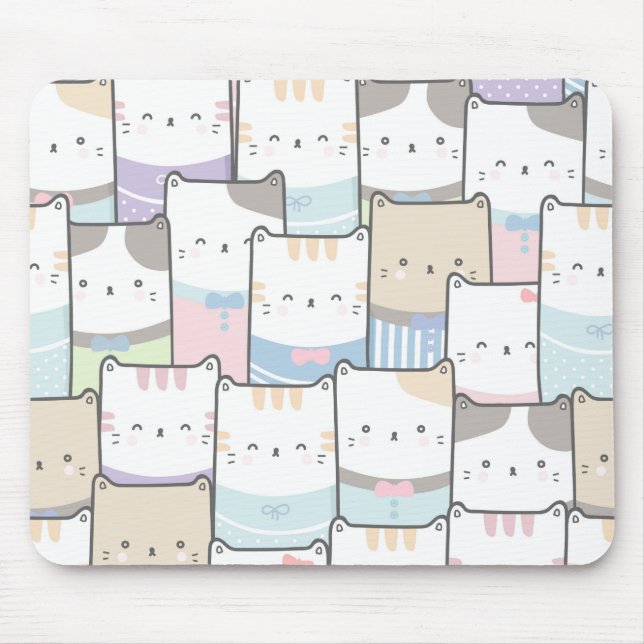 Mousepad Gatos Fofos (Frente)