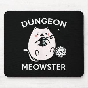 Mousepad Gatos Jogadores de Rpg Missão Lateral Divertido Ne