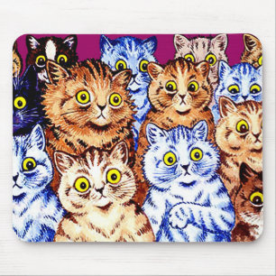 Mousepad Gatos legal por Louis Wain