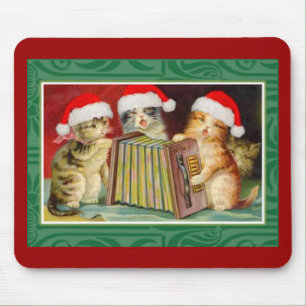 Mousepad Gatos natais vintages