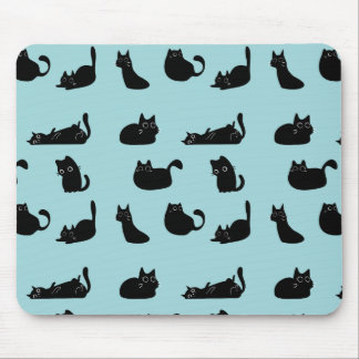 Mousepad Gatos Negros Engraçados