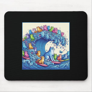Mousepad Gatos Ondam Para Kamala Engraçado Gato Lady 1