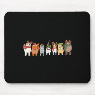 Mousepad Gatos Para Todos Os Casos De Natal Gato Engraçado