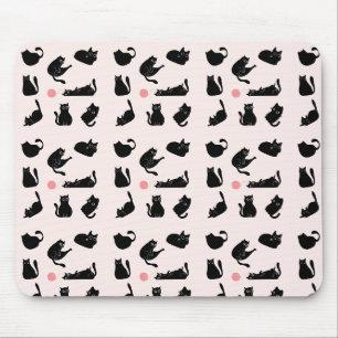 Mousepad Gatos Pretos Bobos