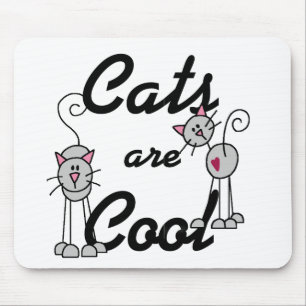Mousepad Gatos são Camisetas Legal e presentes