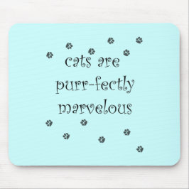 Mousepad gatos são perfeitamente maravilhosos com estampas