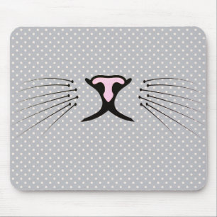 Mousepad Gatos sussurros em Bolinhas