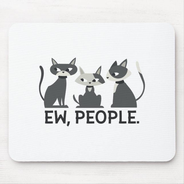 Mousepad Gatos,Ui,Pessoas (Frente)