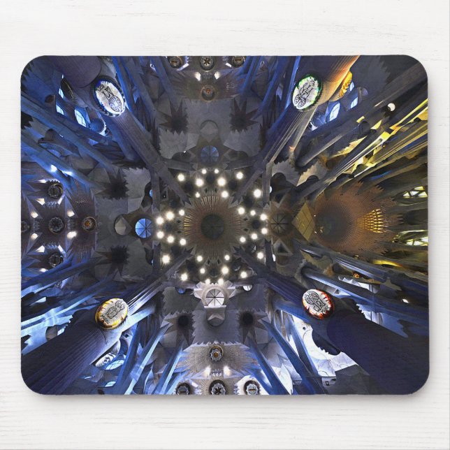 Mousepad Gaudi. Sagrada Familia. Visão (Frente)