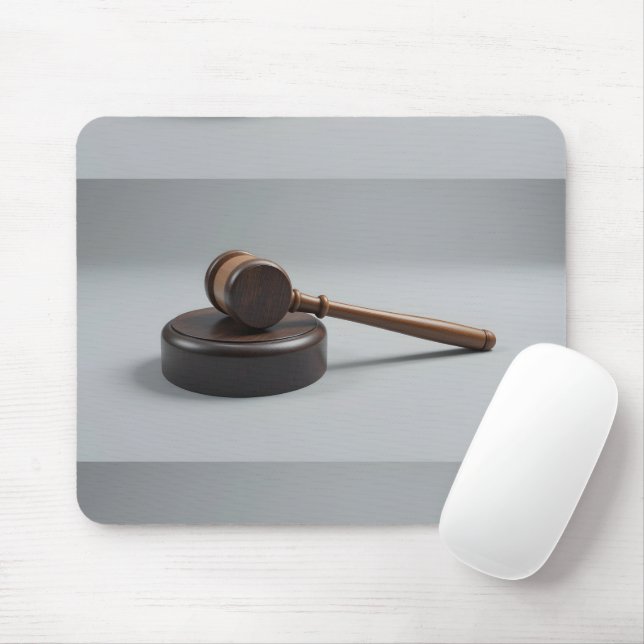 Mousepad Gavel e Bloco (Com mouse)