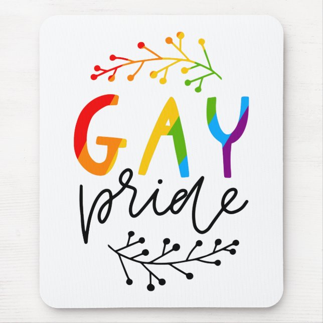 Mousepad Gay Pride (Frente)