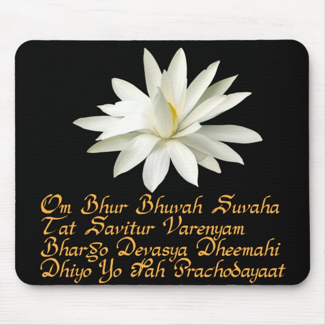 Mousepad Gayatri mantra (Frente)