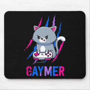 Mousepad Gaymer Biual - Orgulho de Geek Lgbt - Ampliação do