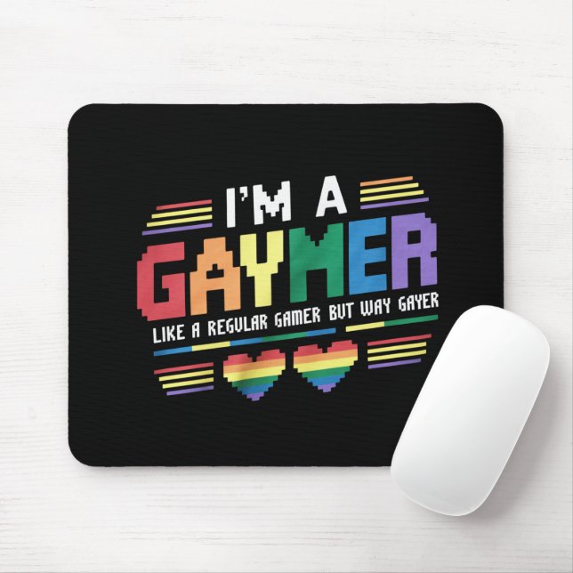 Mousepad Gaymer Como Um Jogador Normal Mas Um Jogador Muito (Com mouse)
