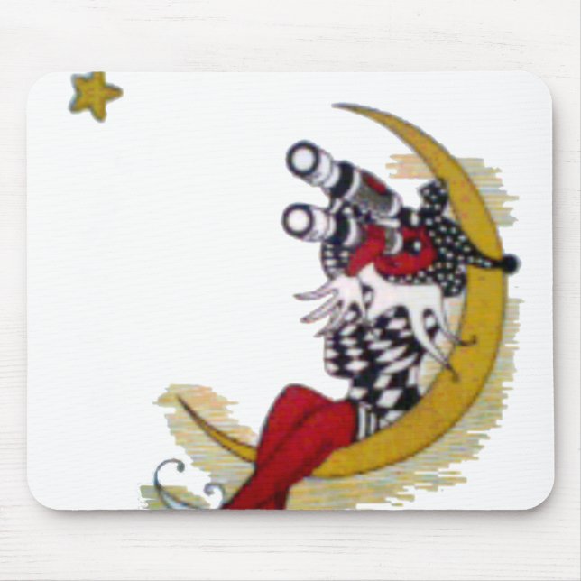 Mousepad Gaze Cósmica: Elf na Aventura da Lua (Frente)