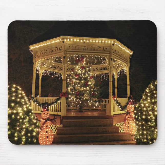 Mousepad Gazebo Vestido no Natal (Frente)