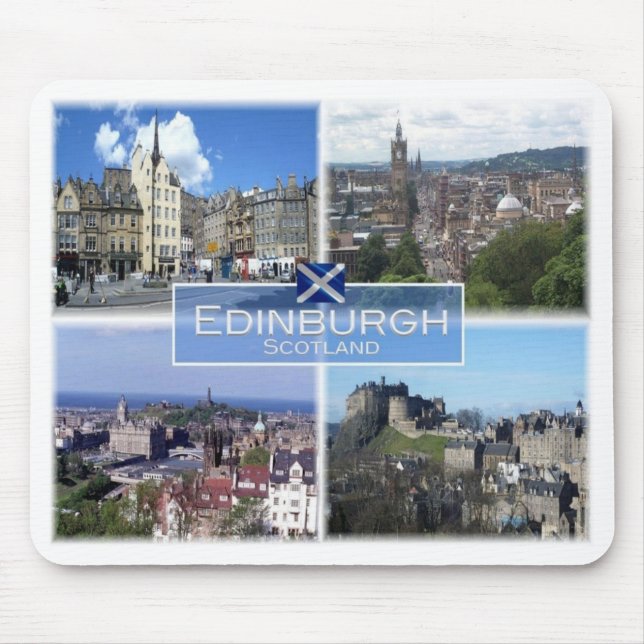 Mousepad GB Reino Unido - Escócia - Edimburgo - (Frente)