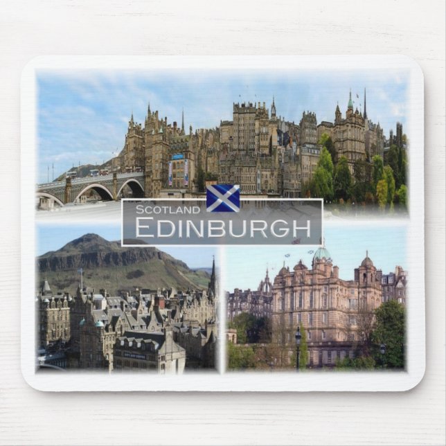Mousepad GB Reino Unido - Escócia - Edimburgo (Frente)