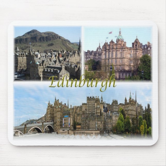 Mousepad GB Reino Unido - Escócia - Edimburgo - (Frente)