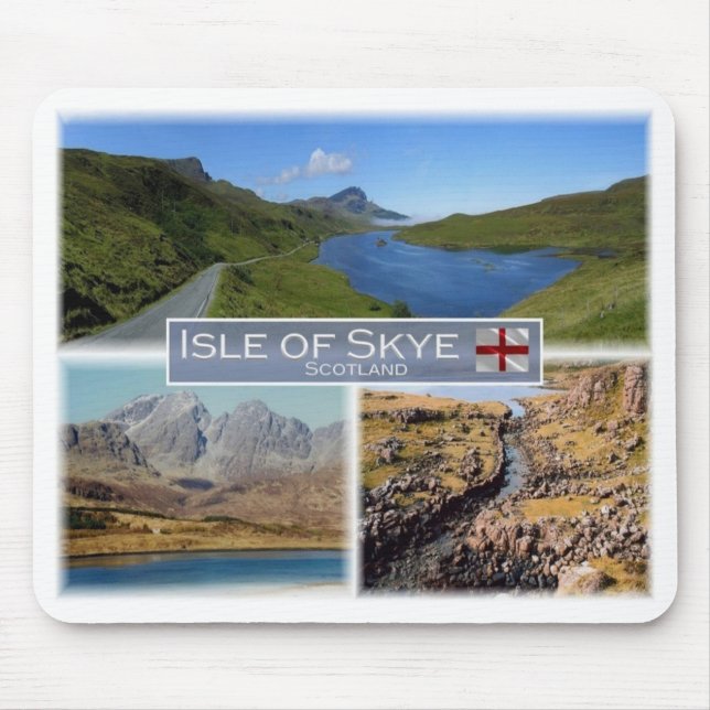 Mousepad GB Reino Unido - Escócia - Ilha de Skye - (Frente)