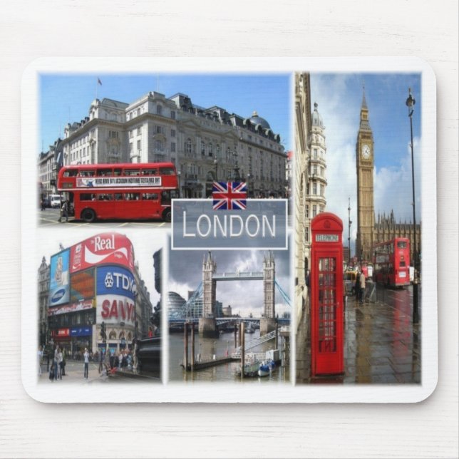 Mousepad GB Reino Unido - Inglaterra - Londres - (Frente)