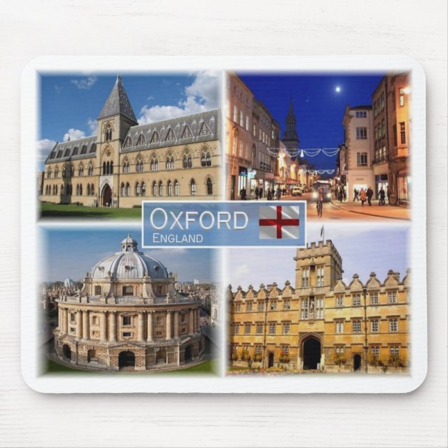 Mousepad GB Reino Unido - Inglaterra - Oxford - (Frente)