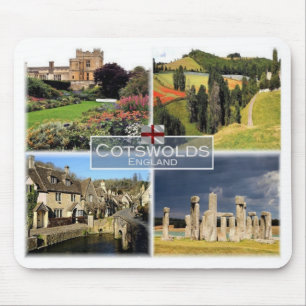 Mousepad GB Reino Unido - Inglaterra - The Cotswolds -