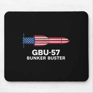 Mousepad Gbu-57 Bunker Buster American Flag 4th Of July Tan