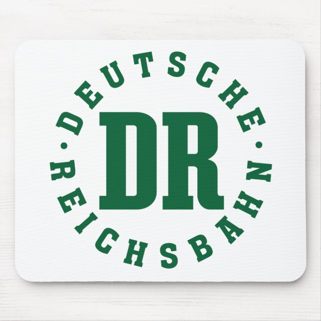 Mousepad GDR, DDR Railway/- Reichsbahn Alemão Sign (Frente)