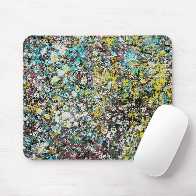 Mousepad Geared Toward Abstract Art Design Lover (Com mouse)