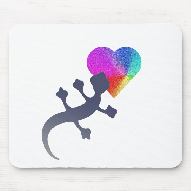 Mousepad Gecko Love (Frente)