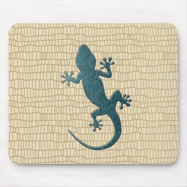 Mousepad Geco verde no réptil (Frente)