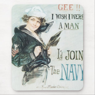 Mousepad Gee!! Eu desejo que eu era um homem