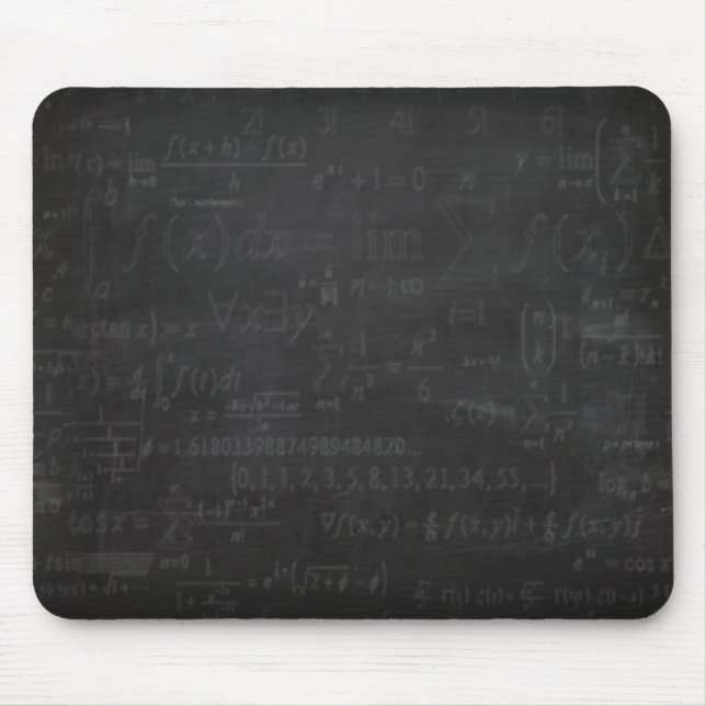 Mousepad Geek da matemática (Frente)