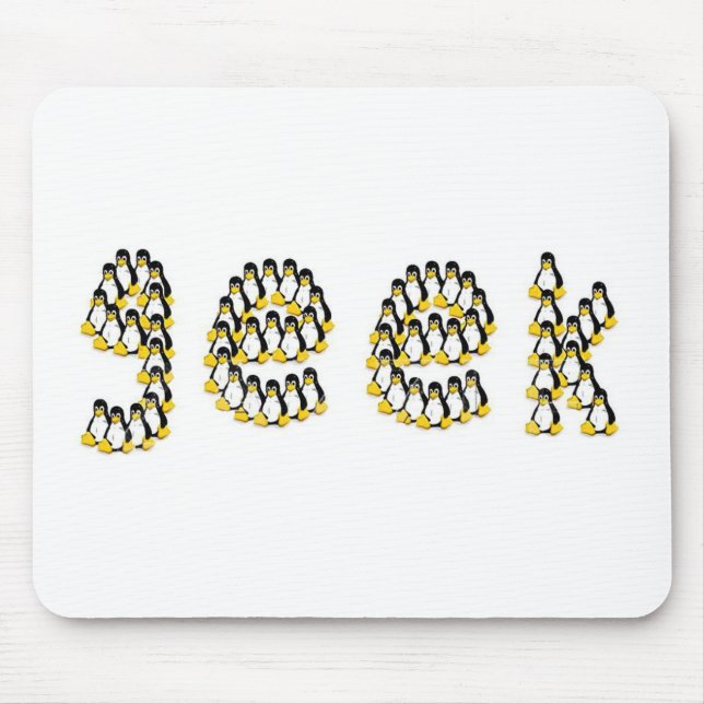 Mousepad Geek de Linux Tux (Frente)