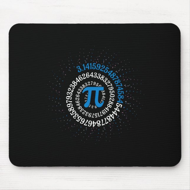 Mousepad Geek De Nerd De Matemática Pi Day 3.1415 Irraciona (Frente)