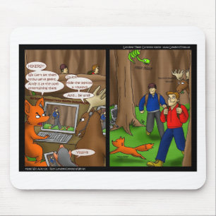 Mousepad Geeks São Animais Selvagens Camisetas Divertidas C