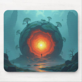 Mousepad Geheimnisvoller Erdkern  Das Herz unseres Planeten