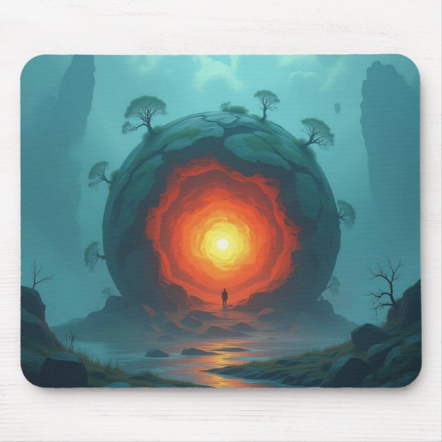 Mousepad Geheimnisvoller Erdkern  Das Herz unseres Planeten (Frente)