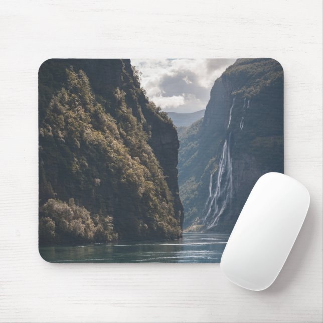 Mousepad Geiranger Fjord Noruega (Com mouse)