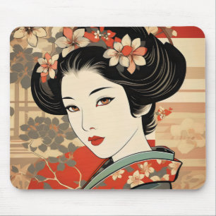 Mousepad Geisha Traditional Ukiyo-e