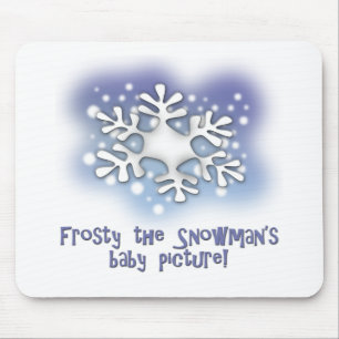 Mousepad Gelado as imagens do bebê do boneco de neve