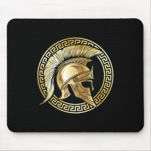 Mousepad Gelado Dourado Gladiador Esparta Grego