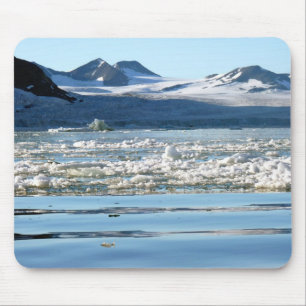Mousepad Geleira em Svalbard