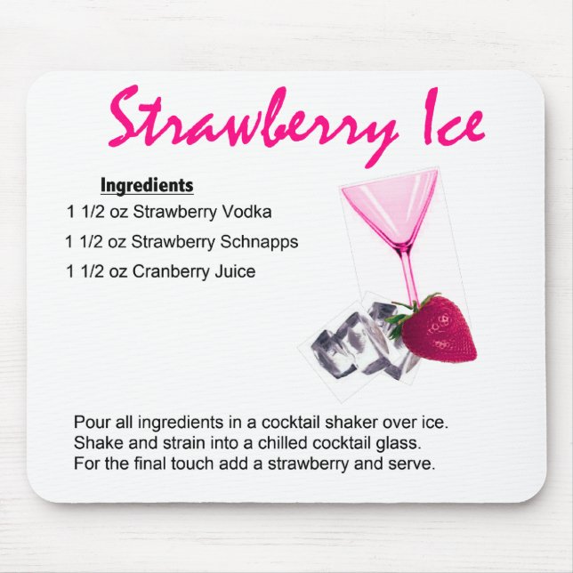 Mousepad Gelo da morango (Frente)