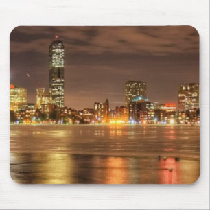 Mousepad Gelo derretido parcialmente em Charles River em