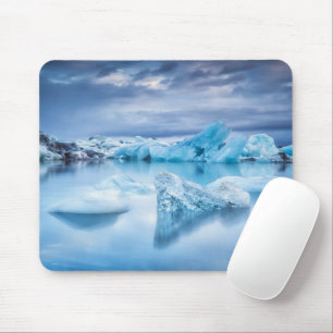 Mousepad Gelo e neve Jokulsarlon Lagoon, Islândia