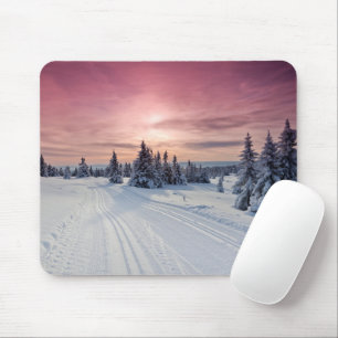 Mousepad Gelo e neve Lillehammer, Noruega