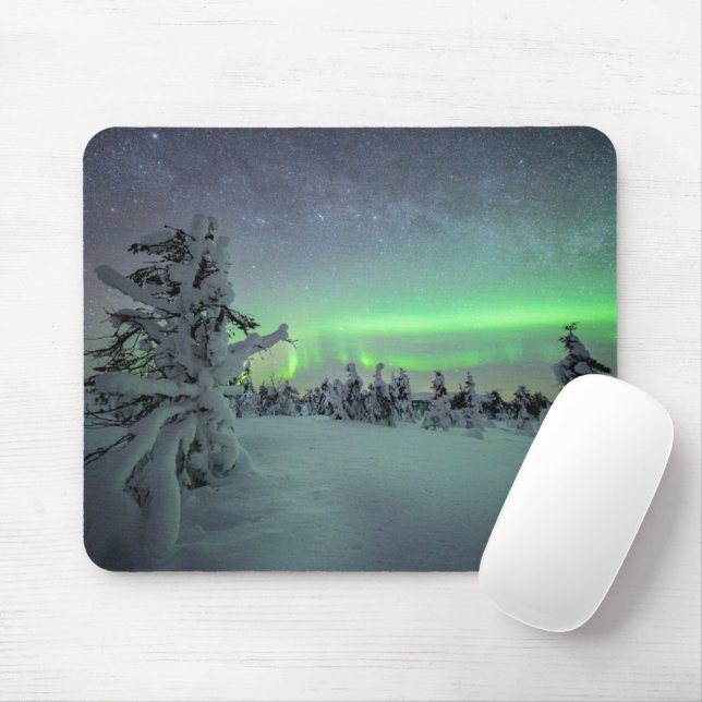 Mousepad Gelo e neve | Parque Nacional de Pallas-Yllastuntu (Com mouse)