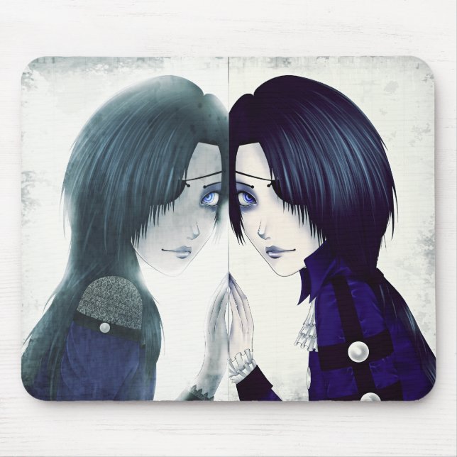 Mousepad Gêmeo do fantasma do gótico (Frente)